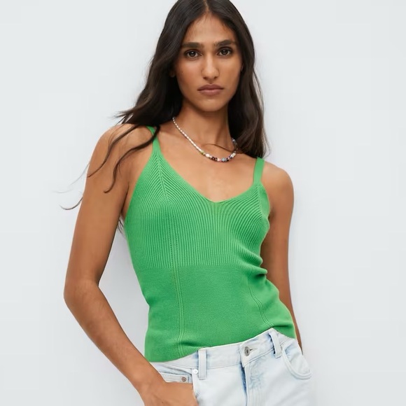 Mango ribbed knit tank - Picture 2 of 8